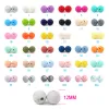 Necklaces 200pcs Baby Teether Silicone Beads 9mm 12mm 15mm 19mmBPA Free Food Silicone Bead Baby Teething Necklace Accessories Infant Toys