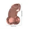 Inne imprezy imprezowe dostawy 8pcs Rose Gold Penis Paper Talerz Bachelorette Bride to Beni Night Decoration Food Tray Bridal Shower G Otyqu