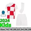 Мужские спортивные костюмы 2024 евро Кубка Хорватия Футбольные майки 24 25 Modric Majer Horatie 2023 Gvardiol Kovacic Suker Men Men Kid