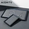 Шкатулки для драгоценностей MISHITU Кожаный поднос для ювелирных изделий премиум-класса Подставка для ювелирных изделий Витрина магазина Кольцо Серьги Ожерелье Реквизит Лоток для хранения ювелирных изделий L240323