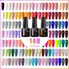 Spotkaj się na 140/9pcs Glitter Gel Poliska do paznokci Zestaw Półprzepustny hybrydowy zanurzenie Zestawy do paznokci LED UV do paznokci Manicure 240321