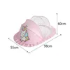 Mosquito łóżka dziecięce Net Born bez dolnego składanego baldachimu Baby General Baby Mosquito Bed Bed Akcesoria 240318