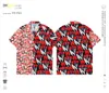 Summer fashion Mens Tracksuits Hawaii beach set designer shirts printing leisure shirt man slim short sleeve