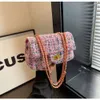 Designer Luxury Fashion Shoulder Bags Korean Small doft Design Womens Bag Instagram Fashion Versatile Western Chain Small Square Bag Single Shoulder CrossBod