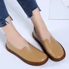 Casual Shoes Comemore Plus Size 43 Loafers Ladies 2024 Comfortable Flats Female Genuine Leather Shoe Woman Tenis Feminino