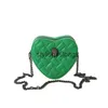 Torby wieczorowe lekkie luksusowe torba łańcuchowa z diamentową siecią haftową nitkę brzoskwiniowe serce Women 2023 Wszechstronna popularna popularna crossbody H240323