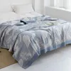 Dekens Zachte handdoekgooideken Huidvriendelijk Airconditioning Quilt Plaid voor slaapbank Vliegtuig Reizen het hele seizoen Decoratief huisdecor