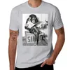 メンズタンクトップチンパンジーレディングスペーパー黒と白のビンテージアートTシャツTシャツTシャツ男性