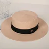 Chapeaux larges chapeaux seau 2021 marque européenne et américaine rétro femmes chapeau de soleil abeille chapeau de paille mode large bord crème solaire voyage chapeau de soleil chapeau haut plat 24323