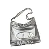Abendtaschen Müllsack Nischendesign 2023 neue Sommerkette stilvoll und vielseitig One-Shoulder-Jingle-Crossbody H240323