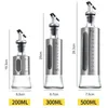 200300500ml Oil Bottle with Scale Multifunctional Glass Seasoning Storage Dispenser for Kitchen 240307