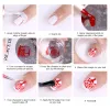 KIT NICOLE Diario 13pcs Black White Stamping Polish Vernish Gold Nail Art Stamp Olio per manicura di manicure Varnica