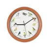 Wall Clocks Bird With Sounds Modern Hanging Clock For Bedrooms Walls Office