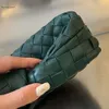 Botteg Venetas Top A Mirror Quality Tier Candy Jodie Cm Mini Bolsa Designer de Luxo Mulheres Média Bolsa Preta Triângulo Zipper Bolsa Clássico Pele de Cordeiro Hobo 589