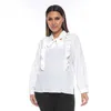 Koszulki bluzki plus size Nowy projekt Zapytanie cena swobodne eleganckie kobiety odzież Niestandardowy producent najlepszy wysokiej jakości
