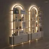 Decorative Plates Beauty Salons Cosmetics Nail Skincare Product Displays Floor Shelves