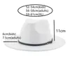 Brede rand hoeden emmer hoeden winter dames hoed Fedoras luxe jurk brede rand formele bruiloft Jazz hoed Fedoras Chapeau Femme 24323