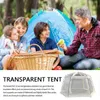 Tentes et abris Tente de Camping en plein air Pop-up tente transparente pliable tente de sport avec sac de rangement pour loisirs de plein air Camping rassemblement 240322