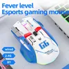 Trimode 24g USB Bluetooth Wireless Gamimg Mouse 12 Keys RGB Game Wired Meche Mice for Windows iOS Home Office PC Gamer 240314