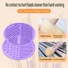 Double Round Silice Makeup Brush Cleaner W Pad Pro Scrubber Pad For Beauty Brush Cosmetic Tools 23PS#