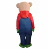 2024 Super Cute Bear Mascot Costume tema fantasia vestido de Natal traje Halloween Mascot Costume