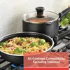 Ensembles d'ustensiles de cuisine, 14 pièces, casseroles noires pour accessoires de cuisine, Kit lavable au lave-vaisselle, Kits de casseroles