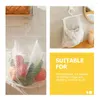 Storage Bags 2 Pcs Mesh Bag Onion Hanging Pouch With Hanger Vegetable Coat Hangers Breathable Net Baby Tub Garlic Clothes Peg