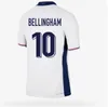 2024 Soccer Jersey Kane Sterling Rashford Grealish Mount Foden Saka 23 24 Angleterre Chirt de football Men Kit Kit Kit Alexander-Arnold Bellingham Fam Joueur