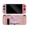 Estuches Cute Kitty Switch Oled Case interruptor Oled Shell de alta calidad, carcasa protectora rosa para Joycon, interruptor Oled Accesorios