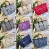 Bolsas de cartas de letra de luxo CC Totes Handbag Fashion Canvas Bag Womens Ladies Brand Ch Bolsas de designer bordadas