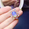 Cluster Rings The Latest Natural Opal Ring For Sale Top Quality 925 Sterling Silver Women