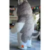 Maskottchen-Kostüme, 2 m/2,6 m, realistisches Husky-Kostüm für Erwachsene, zu Fuß erreichbar, Maskottchen-Anzug, Tiercharakter, aufblasbares Outfit, Unterhaltung