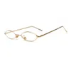 Jet 31036 Hip Hop Trendy Oval Mini Metal Glasses Small Frame China-chic Sunglasses