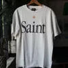 Saint Michael T Shirt Print 1 Spring Summer Short Sleeve Mens and Womens Good Quality 100% Cotton Top Tees 240315
