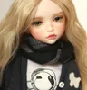 1/6-Lonnie Jointed BJD SD Doll 패션 귀여운 여자 장난감 미니를위한 메이크업 프리미엄 수지 240308