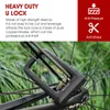 WEST BIKING Bicycle U Lock Anti-theft Safety Bike Lock MTB Road Bike 2 Keys Motorcycle Scooter Cycling Lock Bicycle Accessories 240308