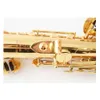 KAEOS ASS-802 Sopraan Saxofoons Sax Saxofoon Bb Vergulde Saxe Top Muziekinstrument Sopranino Soprillo Split sopraan