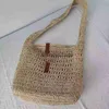 Cross Body 2023 Spring/Summer New Modive Bag Fashion Crochet Handbag Large Carty Photography Bag Holiday Straw Bag Woven Bag H240328