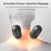 Massaging Neck Pillowws Electric Massager Cervical Pillow Hot Compress Vibration Massage Neck Traction Relax Sleeping Memory Foam Pillow Spine Support 240323