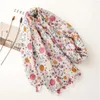 Scarves 180 90cm Bandanna Muslim Headscarf Print Beach Towel Outdoor Cotton And Linen Scarf The Four Seasons Warm Tassel Shawl