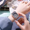 Uhr für Frauen, weibliche Nische, hochwertig und modisch, minimalistisches Silikonarmband, Damen-Studentenstil, modisch, 240322