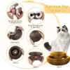 Magic Organ Zabawek zarysowników okrągły Zabawki Zabawki Zabawki dla kotów szlifowanie akcesoria dla pazurów