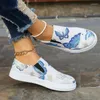 Casual Shoes Women Loafers Print Flats Platform Spring Sneakers Sport Female Fashion Designer Walking Running