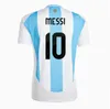 2024 2025 Argentina MARADONA Soccer Jerseys 24 25 MESSIS DYBALA Fans Player Version DI MARIA MARTINEZ DE PAUL Kids Kit Men 2024 Copa America shorts vest