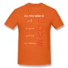 Geometrische algebra -vergelijkingsgrafiek T -shirts a ll You Need Is Love Math Science Probleem plus size nieuwe t -shirt zwarte mode teeshirt s30n