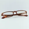 安いプラスチックフレームハイパーピア眼鏡老人のためのクラシックスクエアリーディングメガネ