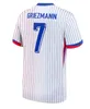 2024 25 French Soccer Jerseys BENZEMA GIROUD MBAPPE GRIEZMANN SALIBA PAVARD KANTE Maillot De Foot Equipe Maillots Kids JERSEY Football Shirt HOME AWAY