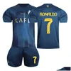 Jerseys 2324 Riyadh Victory Football Uniform No. 7 Cristiano Ronaldo Shirt 10 Mane Adt Children Mens And Womens Suits Drop Delivery Ba Otopn