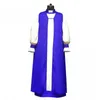 ملابس عرقية رجالي chimere و rochet مجموعة الكنيسة الأزياء الطويلة الأكمام النحيفة cassocks cassocks stand tricle