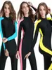 Kvinnors badkläder Sbart Spring Swimsuit Långärmad dykdräkt Solskydd Snorkling Jellyfish Surfing
